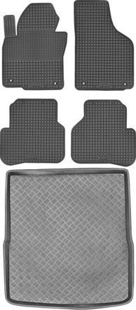 OEM Volkswagen Passat B6 Kombi De 2005 A 2010. Juego De Alfombrillas De Goma Para Coche Y Maletero