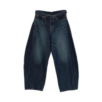 sacai Loose-fit Jeans, male, Blue, Size: M Denim Pants