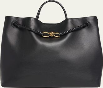 Bottega Veneta Andiamo Large Leather Tote Bag