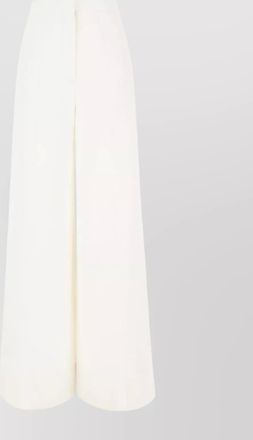 Stella McCartney wide-leg high waist trousers in cotton blend