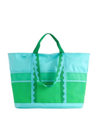 Shiraleah Womens Camden Neoprene Tote Bag In Aqua