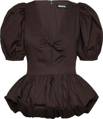 Rotate Bubble Mol&eacute; Top Puff Sleeve Bubble Mol&eacute; Top