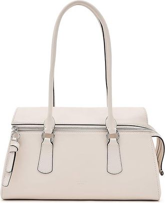 Kate Spade New York Bond Smooth Leather Shoulder Bag Clutch Womens Handbags Cashew Milk