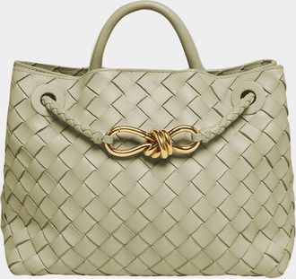 Bottega Veneta Andiamo Small Leather Top-Handle Bag