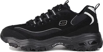 Skechers DLites Low-Top Running Shoes Black 666063-BBK