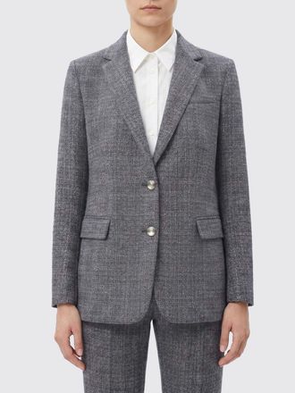 Fabiana Filippi Single-Breasted Blazer in Virgin Wool with Flap Pockets