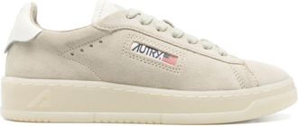 Autry Beige Low Top Sneakers