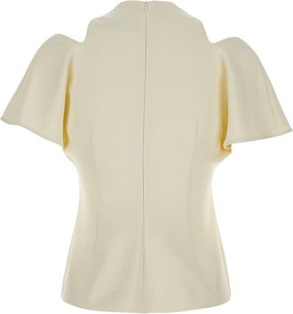 Federica Tosi Womens Blouse Cady White Polyester Top