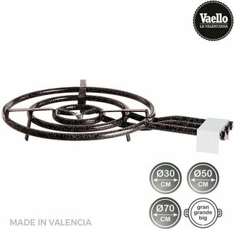 Vaello la Valenciana Bruciatore a gas butano/propano &oslash;70cm 3 bruciatori. vaello