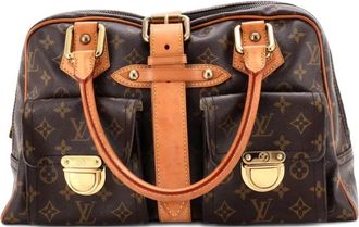 Louis Vuitton Manhattan Handbag Monogram Canvas GM satchel - Marrone