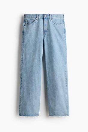 H&M Relaxed Jeans in Light Denim Blue at Nordstrom, Size 33 X 30