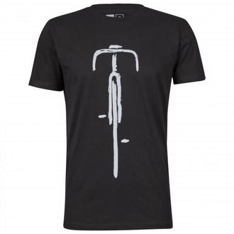 Dedicated T-Shirt Stockholm Bike Front T-Shirt f&uuml;r Herren | grau