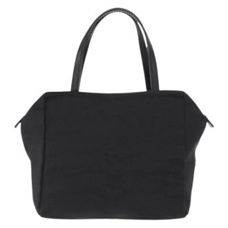 Fendi Pre-owned Canvas Handtas - Dames - Vintage Handtas - Zwart - ONE Size - Vintage