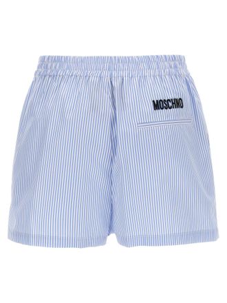 Moschino Womens Blue Cotton Bermuda Shorts