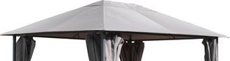 Quick-Star Quick-star - Ersatzdach 250g Garten Pavillon 3x4m Grau Antik Pavillondach Ersatzbezug