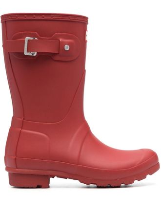 Hunter Stivali con applicazione - Rosso