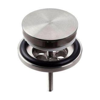 Clou Wash Me plug met afdekkap rvs geborsteld