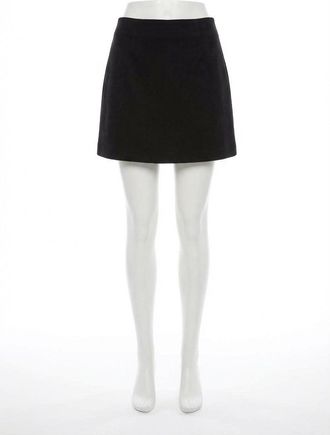 Z Supply Ciera Sueded Mini Skirt In Black