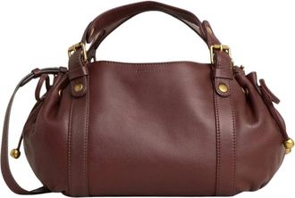 Gerard Darel 12H Mini Handtas - Dames - Tassen - Bruin - Maat: ONE Size Zijde