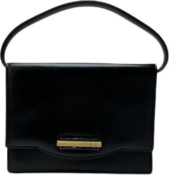 Givenchy Pre-owned Handbag - Dames - Vintage Handtas - Zwart - ONE Size - Leer - Vintage