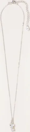 Fat Face FatFace Silver Tone Double flower Necklace