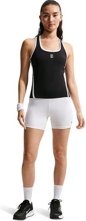 Nike Advantage Dri-FIT Tennis Tank Top Womens Clothing Black/White : XL (US 16-18), Polyester/Spandex