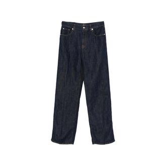 7 For All Mankind Wide Jeans, female, Blue, Size: W25 Stovepipe Jeans