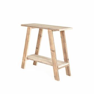 Hannun Recibidor de pino macizo natural 80x90x38 cm