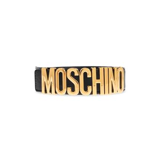 Moschino Heren, Accessoires, Zwart, Maat: 90 CM Leer
