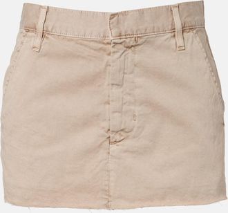 Slvrlake Denim Minifalda Chino de lona de algod&oacute;n
