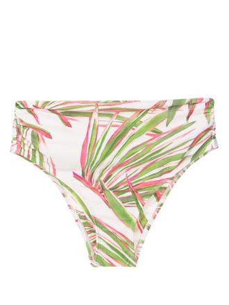Lenny Niemeyer Slip bikini con stampa astratta - Verde