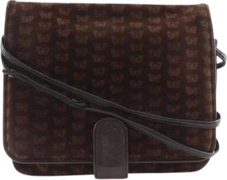 Bottega Veneta Pre-owned Cross Body Bags, female, Brown, Size: ONE SIZE Pre-owned Suede Tote Bag
