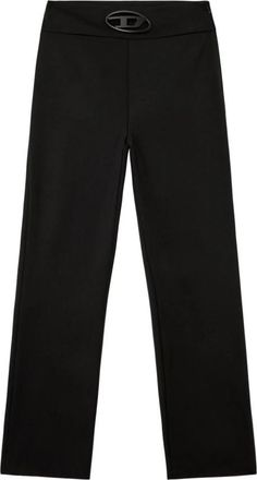 Diesel Chic P-ersy Broek - Dames - Straight fit broeken - Zwart - M - Wol - Broeken