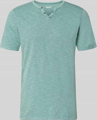 Jack & Jones Jack & Jones T-Shirt aus Baumwolle Modell SPLIT in Hellblau, Gr&ouml;&szlig;e XXL