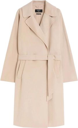 Weekend Dames, Mantels, Beige, Maat: XS Wol