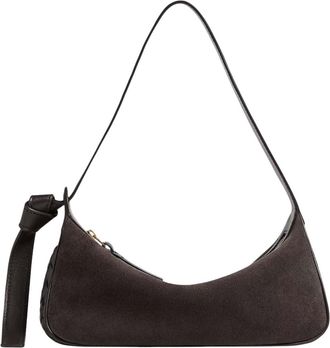 Bottega Veneta Dark Brown Nodo Small Shoulder Bag