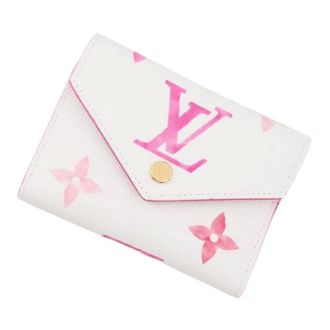 Louis Vuitton Pre-owned Tri-fold Portemonnee - Dames - Pre-owned - Wit - Maat: ONE Size Leer