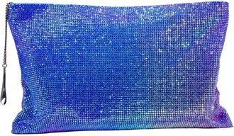 Benedetta Bruzziches La Luisa Bag - Lovers - Dames - Clutches - Blauw - ONE Size - Satijn - Tassen