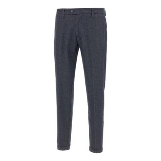 Re-hash Chinos, male, Blue, Size: W31 Mucha-10 Trousers