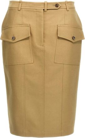 Tom Ford Dames, Rokken, Groen, Maat: XS Katoen