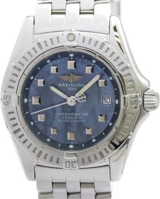 Breitling Pre-owned Callistino A72345 Polshorloge - Dames - Vintage Horloges - Blauw - ONE Size - Vintage