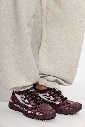 Off-white Be Right Back Knit Sports Shoes, Womens, Purple