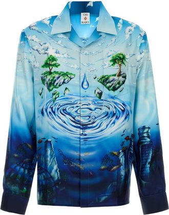 Casablanca Printed Silk Shirt