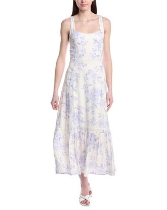 Saltwater Luxe Tank Linen-Blend Midi Dress