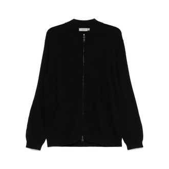 Canali Cardigans, male, Black, Size: 6XL Stylish Sweater for Men