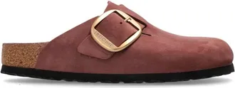Birkenstock Schoenen, Dames, Roze, 36 EU, Leer, Boston Big Buckle