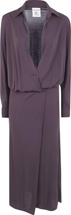 Semicouture Jersey Long Sleeves Dress