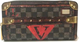 Louis Vuitton Pre-owned Canvas wallets - Dames - Vintage Accessoires - Bruin - ONE Size - Vintage