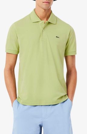Lacoste Essentials Classic Fit Cotton Blend Piqu&eacute; Polo in Birch at Nordstrom, Size 6