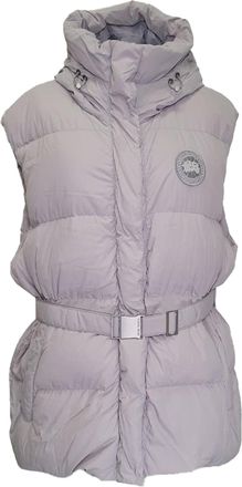 Canada Goose Rayla Belted Vest in Grey Polyamide
